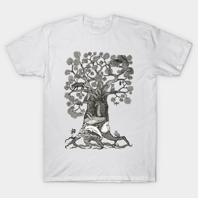 Animal Tree 2 T-Shirt by SamuelJ